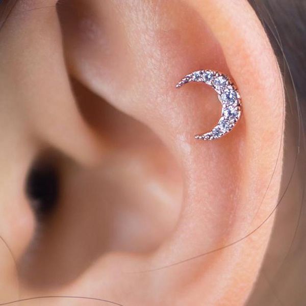 1 шт. g23 titaniumsteel 16g cz gem moon labret bar bar ring crill crystal close ear trage tragus helix pirecing virt fit top q jllwpk, Silver
1 шт. g23 titaniumsteel 16g cz gem moon labret bar bar ring crill crystal close ear trage tragus helix pirecing virt fit top q jllwpk, Silver