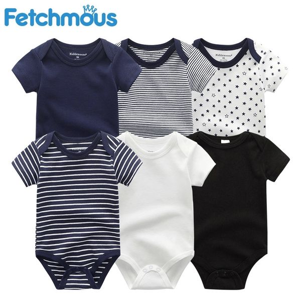 6pcs/sets newborn baby boy clothes toddler girls rompers summer short sleeve baby onesie tiny cotton baby clothing roupa de bebe y200320, Blue
6pcs/sets newborn baby boy clothes toddler girls rompers summer short sleeve baby onesie tiny cotton baby clothing roupa de bebe y200320, Blue