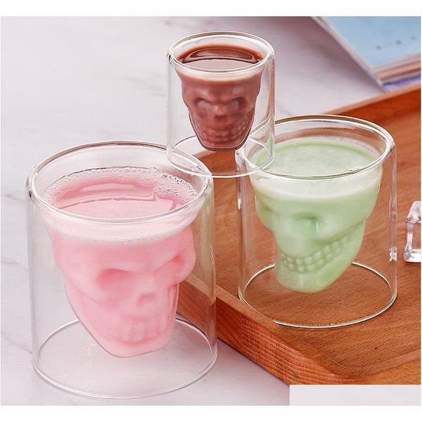 creative skull double-layers glass 2 designs pirate skull transparent cup drinking glass bar festival gifts 08 tlsgr
creative skull double-layers glass 2 designs pirate skull transparent cup drinking glass bar festival gifts 08 tlsgr