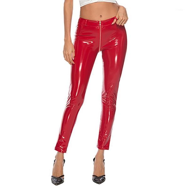 plus size pu faux leather leggings shiny skinny pants women low waist zipper to crotch wetlook pvc latex patent pencil trousers1, Black
plus size pu faux leather leggings shiny skinny pants women low waist zipper to crotch wetlook pvc latex patent pencil trousers1, Black