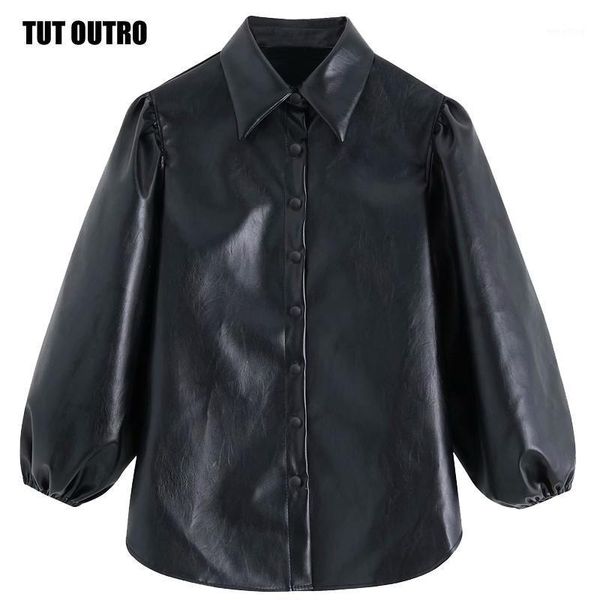autumn faux leather blouse women three quarter sleeve puff blouse vintage shirt ladies winter casual fashion turn-down collar1, White
autumn faux leather blouse women three quarter sleeve puff blouse vintage shirt ladies winter casual fashion turn-down collar1, White