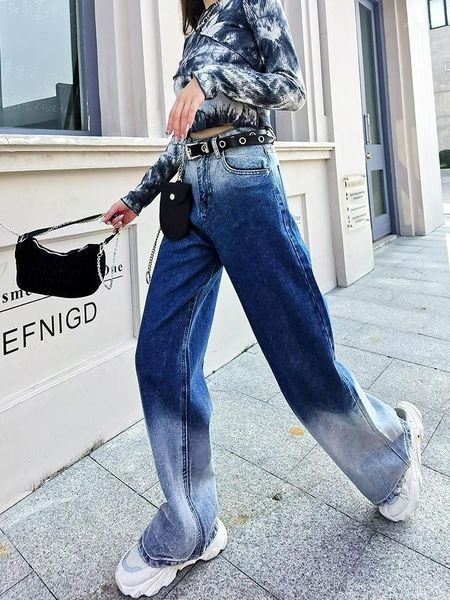 2020 fall new gradient jeans wide leggings loose casual mopping pants women fashion1, Blue
2020 fall new gradient jeans wide leggings loose casual mopping pants women fashion1, Blue