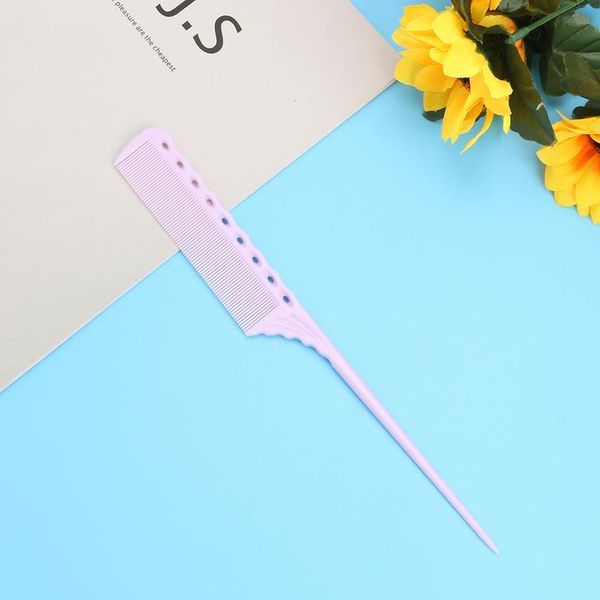 1pc professional plastic tip tail hair comb home salon barber hairdressing styling cutting brush ha sqcjxs, Silver
1pc professional plastic tip tail hair comb home salon barber hairdressing styling cutting brush ha sqcjxs, Silver