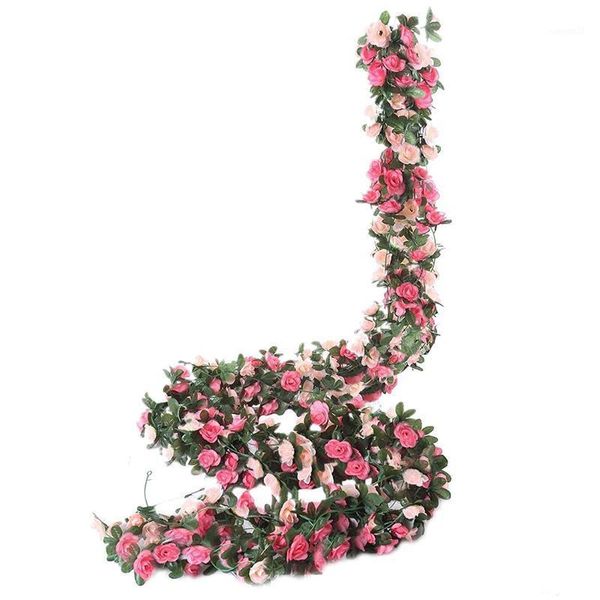 decorative flowers & wreaths 8 pcs fake rose vine artificial flower hanging family wedding banquet decoration(green+dark pink+light pink)1
decorative flowers & wreaths 8 pcs fake rose vine artificial flower hanging family wedding banquet decoration(green+dark pink+light pink)1
