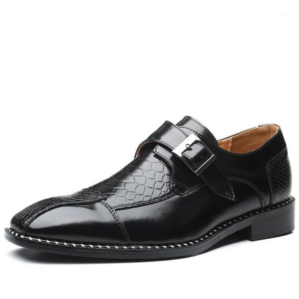 men oxford dress genuine leather men's dress shoes business shoes men oxford leather zapatos de hombre de vestir formal1, Black