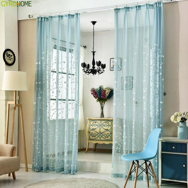 curtain & drapes white flowers embroidery sheer tulle curtains for living room four color customizable window screens
curtain & drapes white flowers embroidery sheer tulle curtains for living room four color customizable window screens