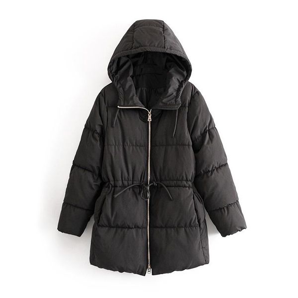 women's down & parkas causal women hooded padded jacket 2021 winter fashion ladies zipper parka streetwear female wadded girl thick out, Black
women's down & parkas causal women hooded padded jacket 2021 winter fashion ladies zipper parka streetwear female wadded girl thick out, Black