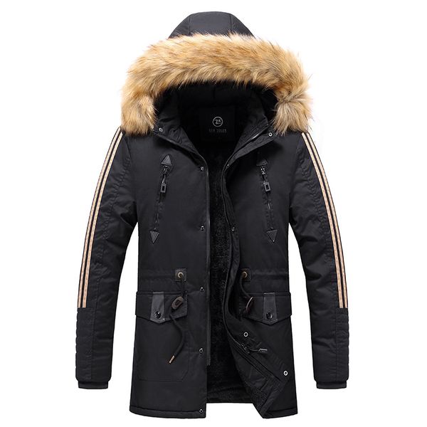 2021 new new style mens winter hooded fur collar men fleece thick warm jacket overcoat male parka coat windproof hat-removable rh2p, Black
2021 new new style mens winter hooded fur collar men fleece thick warm jacket overcoat male parka coat windproof hat-removable rh2p, Black