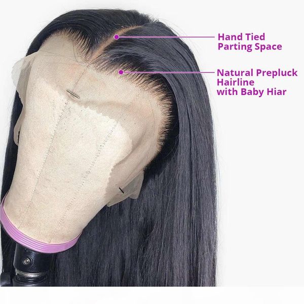 lace front straight pre plucked hairline baby 13x4 brazilian long human hair wigs for black women, Black;brown
lace front straight pre plucked hairline baby 13x4 brazilian long human hair wigs for black women, Black;brown