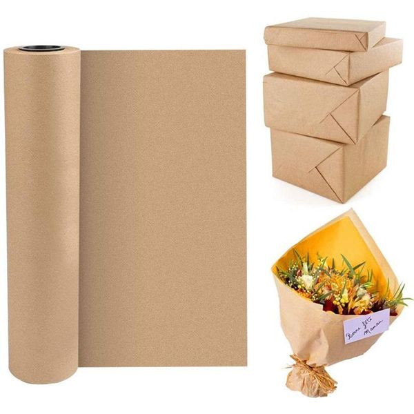 gift wrap 30 meters brown kraft wrapping paper roll recycled for crafts painting birthday party wedding packaging decoration
gift wrap 30 meters brown kraft wrapping paper roll recycled for crafts painting birthday party wedding packaging decoration