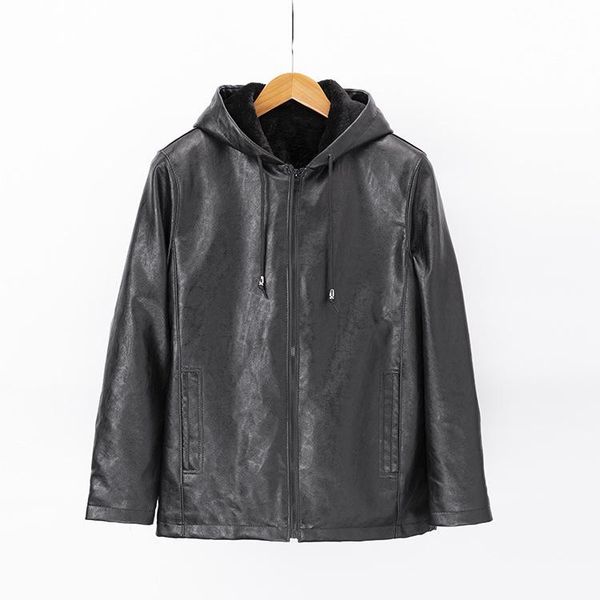 men winter jacket long sleeve hooded casual oversized fleece jacket pu leather boys clothing black coat male 4xl 5xl windbreaker
men winter jacket long sleeve hooded casual oversized fleece jacket pu leather boys clothing black coat male 4xl 5xl windbreaker