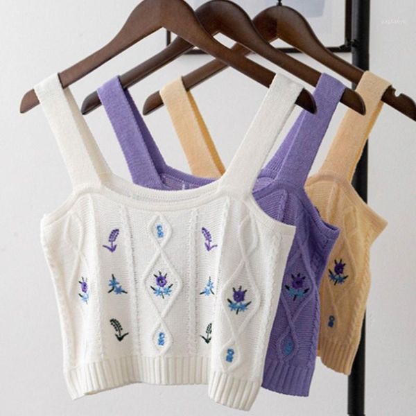 gym clothing women 2021 fashion floral embroidery knitted vest sweater sports tank sleeveless waistcoat chic female1, White;black
gym clothing women 2021 fashion floral embroidery knitted vest sweater sports tank sleeveless waistcoat chic female1, White;black