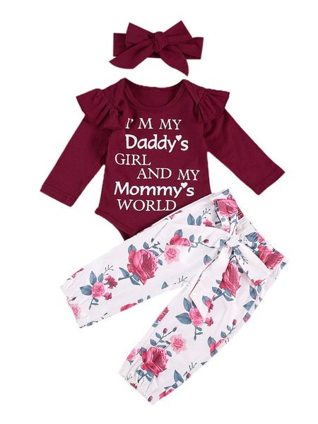 clothing sets 2021 0-24m infant baby girl clothes letter print ruffle romper+floral long pants headband 3pcs set, White
clothing sets 2021 0-24m infant baby girl clothes letter print ruffle romper+floral long pants headband 3pcs set, White
