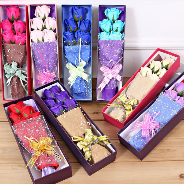 artificial soap roses with little cute teddy bears delicate boxed five immortal flower or three flowers and bear
artificial soap roses with little cute teddy bears delicate boxed five immortal flower or three flowers and bear