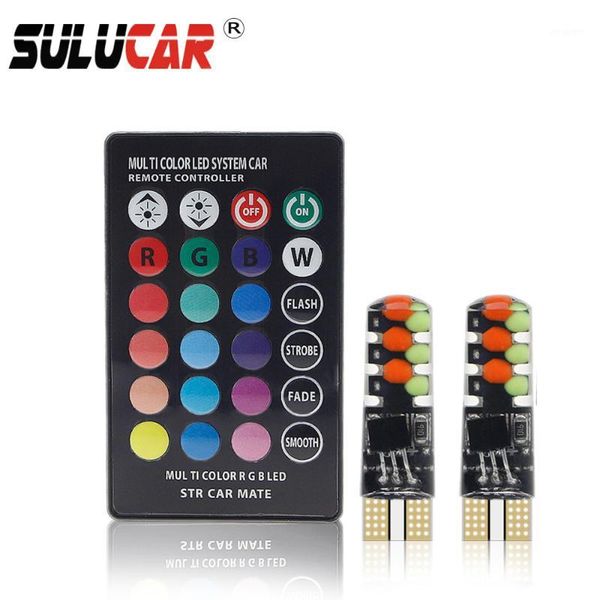 other lighting system sulucar 1set led car signal lights rgb with remote control 12v t10 w5w bulb auto interior light lamps bulbs for cleara
other lighting system sulucar 1set led car signal lights rgb with remote control 12v t10 w5w bulb auto interior light lamps bulbs for cleara