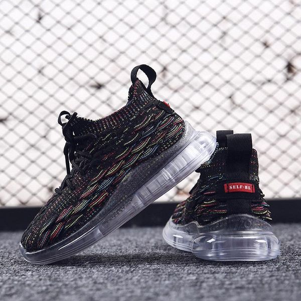 sneakers children's shoes spring 2021 sports mesh breathable boy soft soles big children, Black;red
sneakers children's shoes spring 2021 sports mesh breathable boy soft soles big children, Black;red