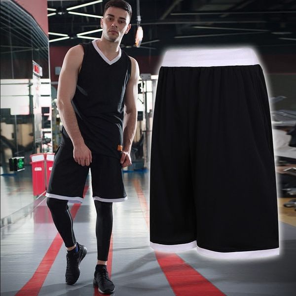 loose size football basketball men's air permeability and quick drying fitness training sports shorts capri pants summer, White;black
loose size football basketball men's air permeability and quick drying fitness training sports shorts capri pants summer, White;black