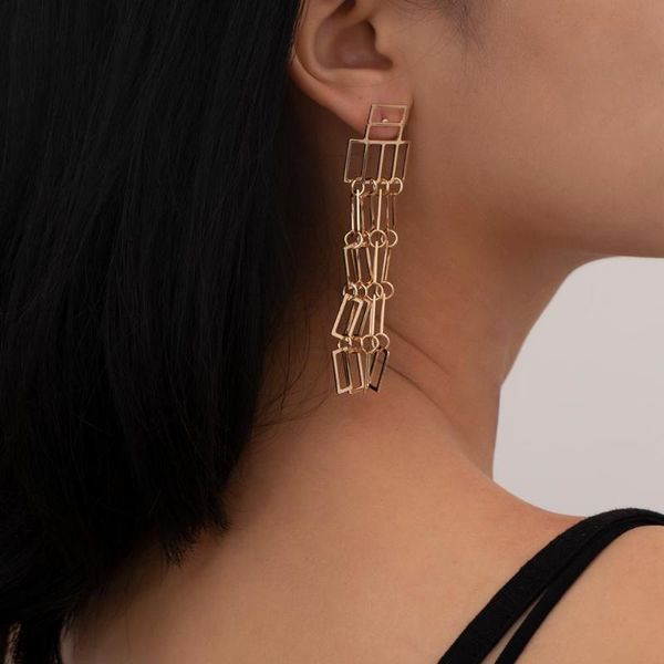 shixin long tassel chain earrings for women 2020 fashion big drop earrings hanging designer fringed trendy jewelry gift, Silver
shixin long tassel chain earrings for women 2020 fashion big drop earrings hanging designer fringed trendy jewelry gift, Silver