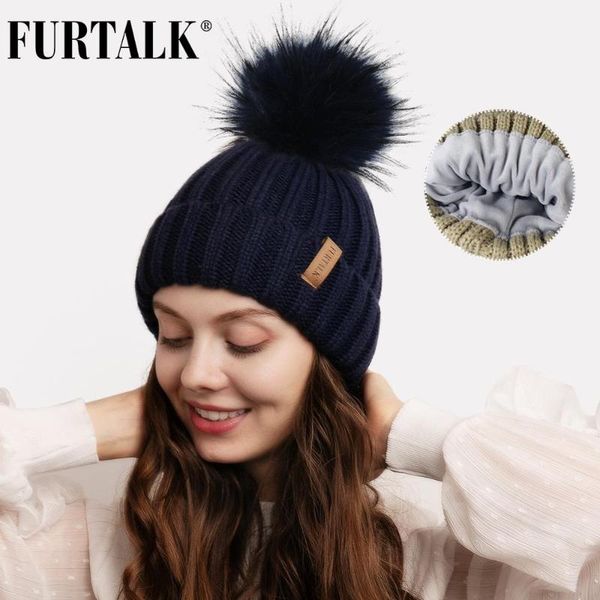 furtalk beanie hat winter hats for women knitted pompom hat with fleece lined soft warm female winter cap skullies black grey, Blue;gray
furtalk beanie hat winter hats for women knitted pompom hat with fleece lined soft warm female winter cap skullies black grey, Blue;gray