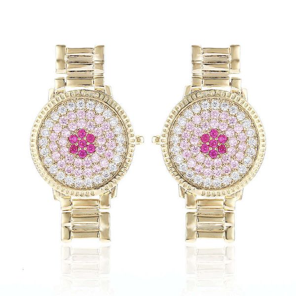 east yiwu korea jewelry gate south creative watch earrings women fashion zircon earrings, Slivery;brown
east yiwu korea jewelry gate south creative watch earrings women fashion zircon earrings, Slivery;brown