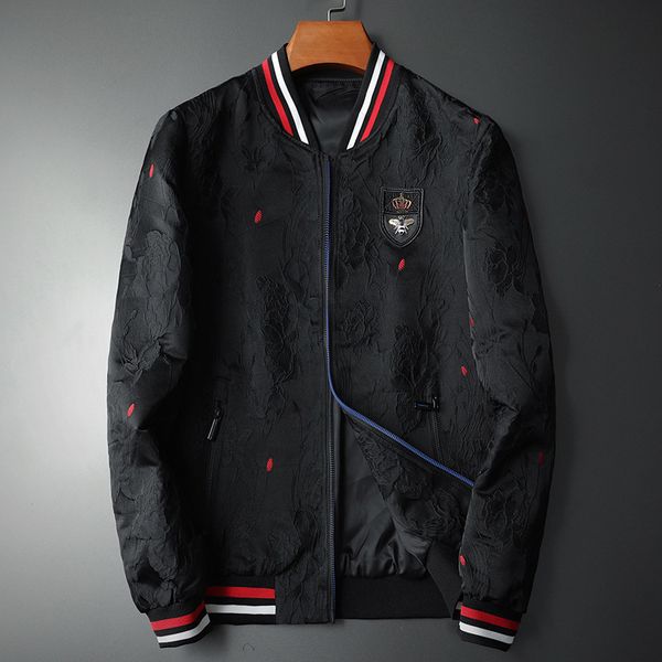 men luxury 2021 new rib embroidered bee crown striped jackets abstracted digital jacket # n96 49k1, Black;brown
men luxury 2021 new rib embroidered bee crown striped jackets abstracted digital jacket # n96 49k1, Black;brown