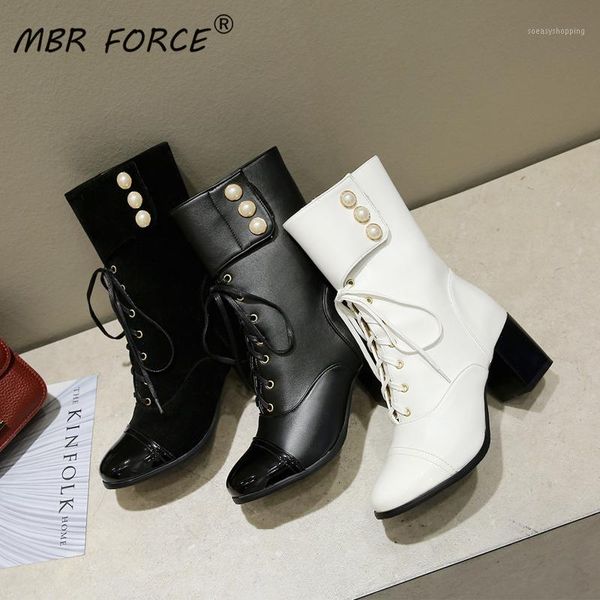 mbr force new women leather autumn boots block heel gothic black punk style platform shoes female footwear
mbr force new women leather autumn boots block heel gothic black punk style platform shoes female footwear