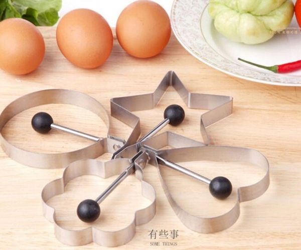 thickening stainless steel mold five pointed star love heart shaped fried egg mould kitchen practical gadget diy 1cj j2
thickening stainless steel mold five pointed star love heart shaped fried egg mould kitchen practical gadget diy 1cj j2