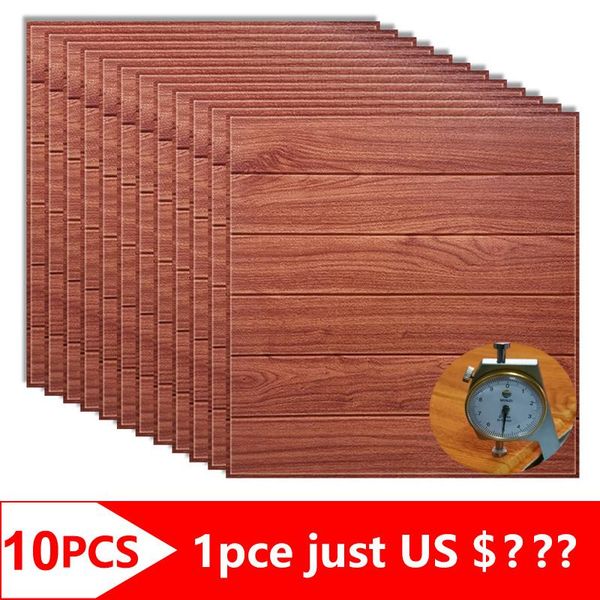 10pcs 3d wooden wall stickers foam waterproof panels self-adhesive covering wallpaper living room home decor tv house decoration
10pcs 3d wooden wall stickers foam waterproof panels self-adhesive covering wallpaper living room home decor tv house decoration