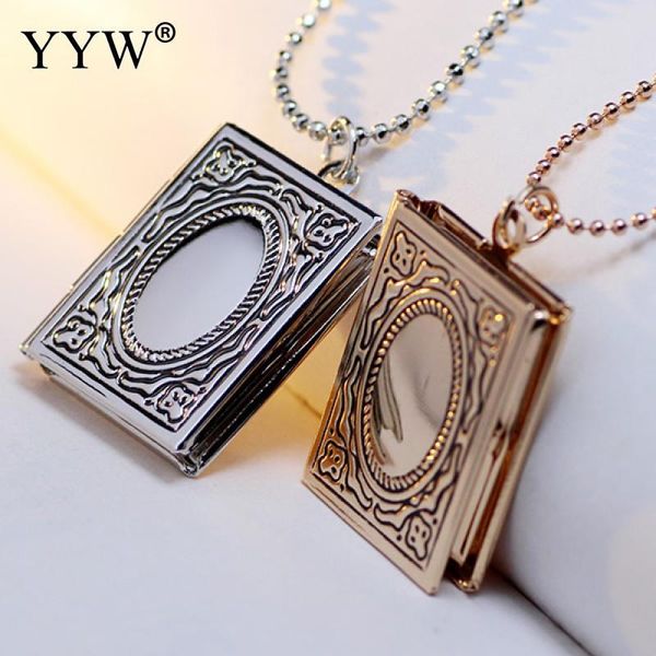 pendant necklaces fashion locket necklace 2021 brand brass book secret hiding place po pos box, Silver
pendant necklaces fashion locket necklace 2021 brand brass book secret hiding place po pos box, Silver