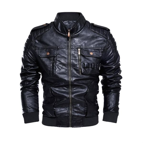 2021 new mens faux moto biker streetwear men pu coat solid vintage male leather jacket stylish fashion jakcet new rjgn, Black
2021 new mens faux moto biker streetwear men pu coat solid vintage male leather jacket stylish fashion jakcet new rjgn, Black