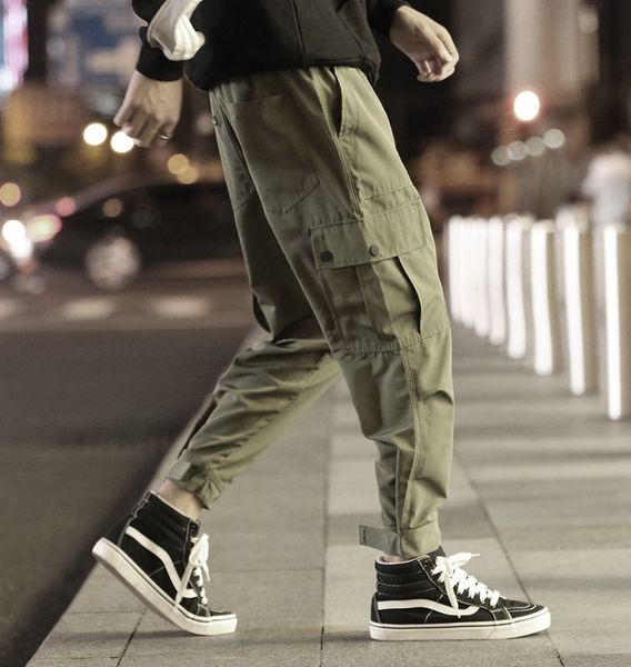 arrival 2020 new of army men hipping sarja cotton full length elastic waistline casual leisure loose feet load tools 60lf, Black
arrival 2020 new of army men hipping sarja cotton full length elastic waistline casual leisure loose feet load tools 60lf, Black