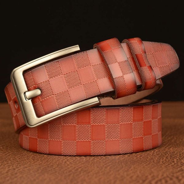broken real men's leisure pin buckle embossed plaid wind cow leather belt for men, Black;brown
broken real men's leisure pin buckle embossed plaid wind cow leather belt for men, Black;brown