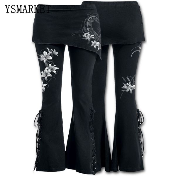 ysmarket s-5xl women 2 in 1 boot cut leggings plus size micro slant skirt pants gothic punk lace up bell bottom leggings e22045 cx200807, Black;white
ysmarket s-5xl women 2 in 1 boot cut leggings plus size micro slant skirt pants gothic punk lace up bell bottom leggings e22045 cx200807, Black;white
