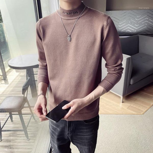 2020 spring and autumn new youth popular men's slim solid color half high neck embroidery pullover fashion casual sweater1, White;black
2020 spring and autumn new youth popular men's slim solid color half high neck embroidery pullover fashion casual sweater1, White;black