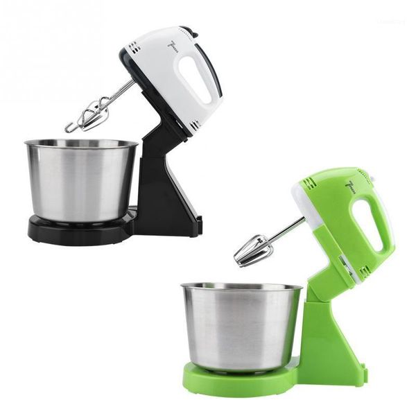 230v household 7 speed electric mixer table stand cake dough mixer handheld egg beater blender baking whipping cream1