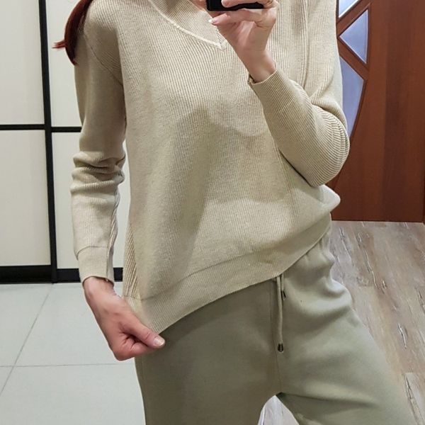 gigogou v neck women autumn winter sweater basic thick warm knitted jumper femme casual ribbed pullover sweater lj201126, White;black
gigogou v neck women autumn winter sweater basic thick warm knitted jumper femme casual ribbed pullover sweater lj201126, White;black