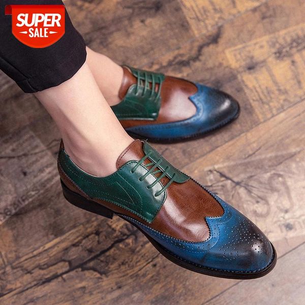 full brogue men casual dress shoes blue patchwork contrast color oxford pu leather formal shoes party gentleman british #tq9x
full brogue men casual dress shoes blue patchwork contrast color oxford pu leather formal shoes party gentleman british #tq9x