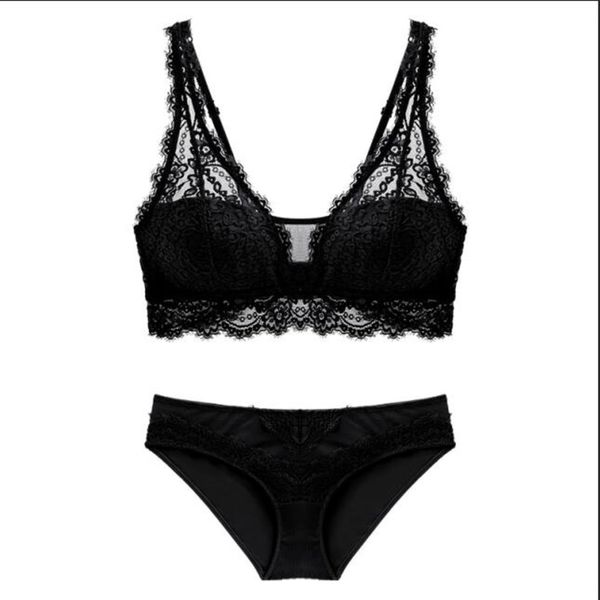 fashion bra set lingerie women's lace underwear eyelash lace lingerie set thin lined 3/4 cup bralette v neck new arrival c1212, Black;white
fashion bra set lingerie women's lace underwear eyelash lace lingerie set thin lined 3/4 cup bralette v neck new arrival c1212, Black;white