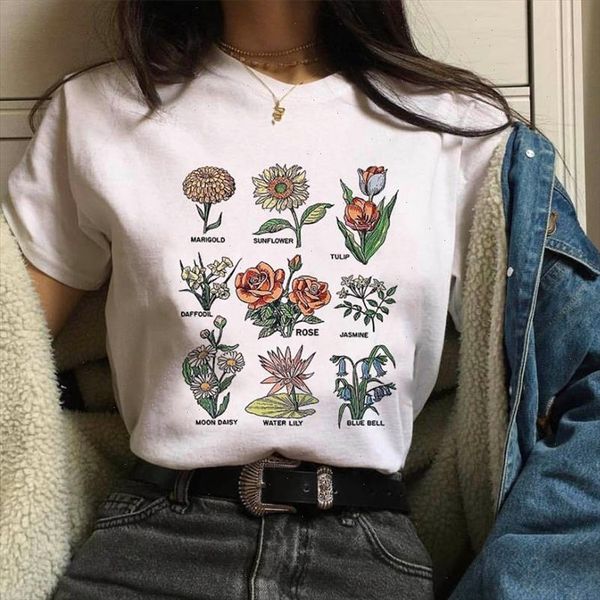 cutefloral print women t shirt graphic tees women casual short sleeve tee shirts fashion female o neck lady t shirts, White
cutefloral print women t shirt graphic tees women casual short sleeve tee shirts fashion female o neck lady t shirts, White