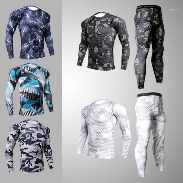 running sets brand men's compression set tights workout fitness training tracksuit long sleeves t-shirts sport suit1, Black;blue
running sets brand men's compression set tights workout fitness training tracksuit long sleeves t-shirts sport suit1, Black;blue