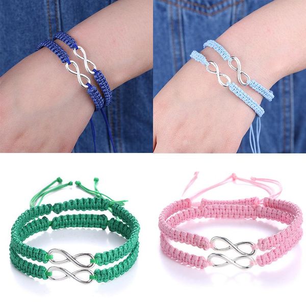 lnrrabc adjustable women new style alloy kint handmade gifts ladybro bracelet men drop shipping 6 colors 2pcs/set alloy couples, Golden;silver
lnrrabc adjustable women new style alloy kint handmade gifts ladybro bracelet men drop shipping 6 colors 2pcs/set alloy couples, Golden;silver