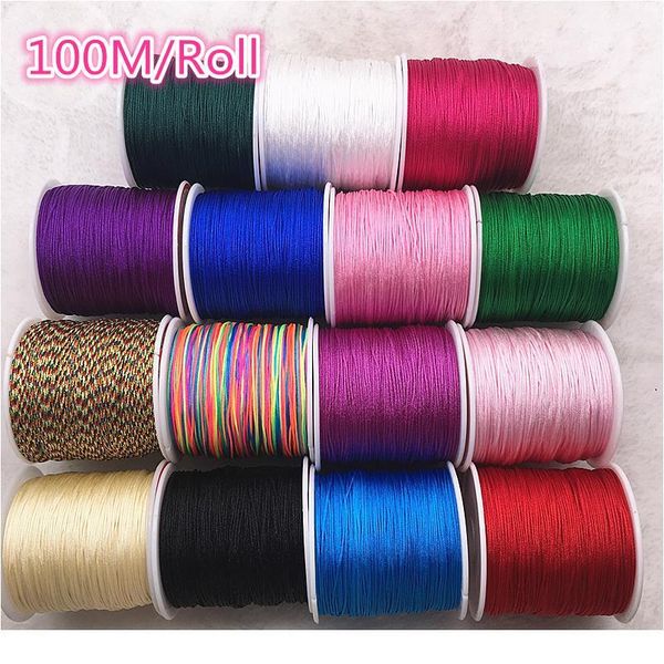 100m/roll 0.8mm light pink nylon cord thread chinese knot macrame cord bracelet braided string diy beading thr qylcbt
100m/roll 0.8mm light pink nylon cord thread chinese knot macrame cord bracelet braided string diy beading thr qylcbt