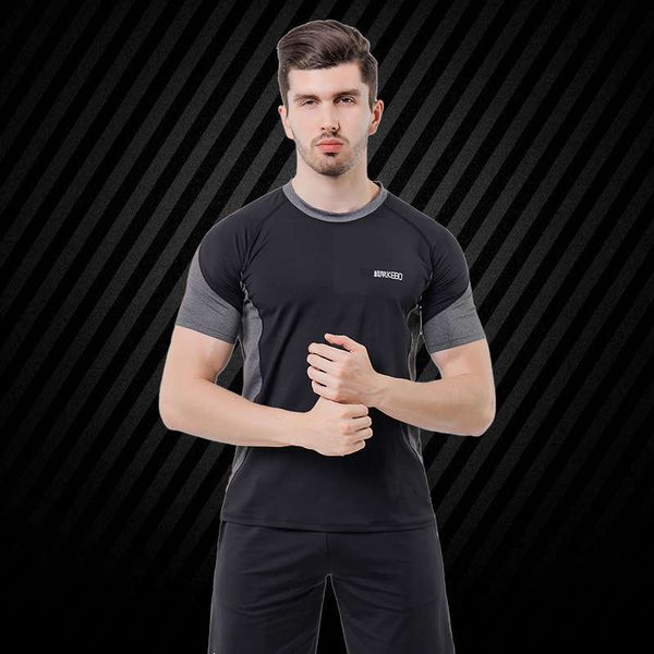 new men's sports fitness yoga suit large professional quick drying three piece t-shirt training, Gray
new men's sports fitness yoga suit large professional quick drying three piece t-shirt training, Gray