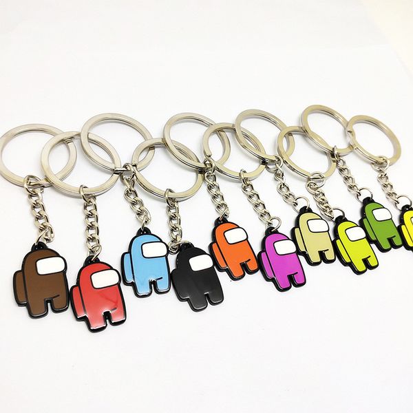 among us keychain games cute cartoon key chain for car keys decoration accessories toy space werewolf killing pendant gift cz121801, Red;brown
among us keychain games cute cartoon key chain for car keys decoration accessories toy space werewolf killing pendant gift cz121801, Red;brown