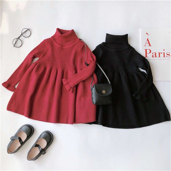 autumn tongkexing girls' knitted princs 2020 winter baby long sve woolen drs high collar medium length, Red;yellow
autumn tongkexing girls' knitted princs 2020 winter baby long sve woolen drs high collar medium length, Red;yellow