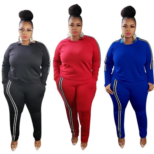 casual women solid sportwear tracksuits 2020 autumn new lady's big size o-neck full sleeve pullover bodycon pants two piece sets, Gray
casual women solid sportwear tracksuits 2020 autumn new lady's big size o-neck full sleeve pullover bodycon pants two piece sets, Gray