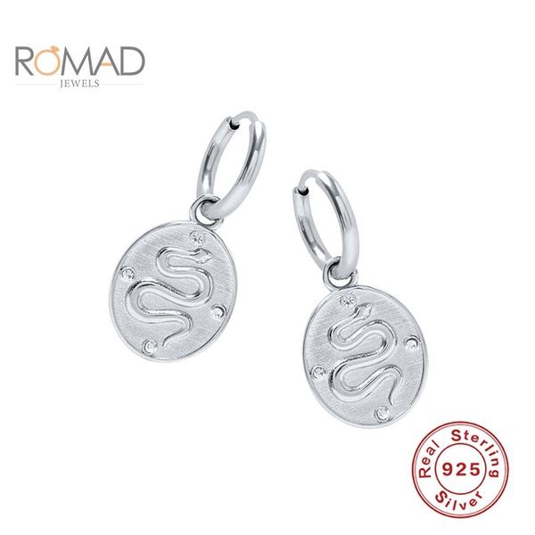 roamd 925 sterling silver hoops earrings for women disc winding snake zircon earrings korean trendy jewelry aretes de mujer, Golden;silver
roamd 925 sterling silver hoops earrings for women disc winding snake zircon earrings korean trendy jewelry aretes de mujer, Golden;silver