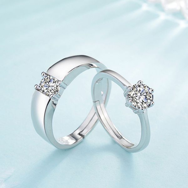 couple's mosangshi diamond simulation 2020 zircon engagement proposal ring, Silver
couple's mosangshi diamond simulation 2020 zircon engagement proposal ring, Silver