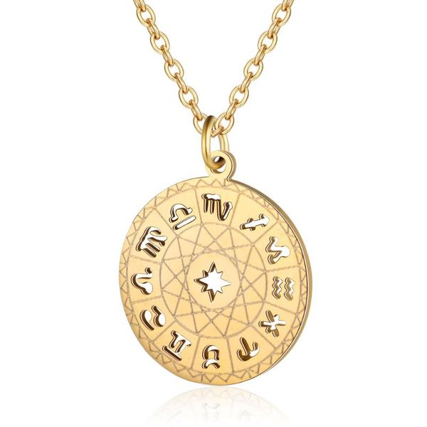 pendant necklaces fnixtar 316l stainless steel 12 zodiac charms necklace for women round fashion jewelry birthday gift, Silver
pendant necklaces fnixtar 316l stainless steel 12 zodiac charms necklace for women round fashion jewelry birthday gift, Silver