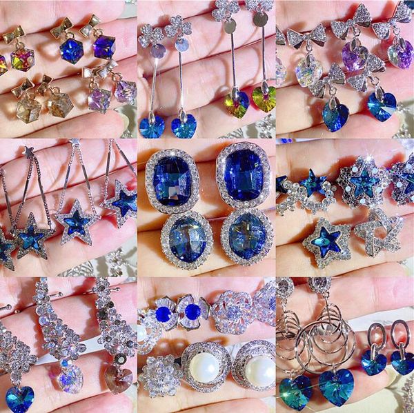 new austrian crystal earrings color flower charm knot earrings korean style 925 needle star bling bling shine jewelry for women, Golden
new austrian crystal earrings color flower charm knot earrings korean style 925 needle star bling bling shine jewelry for women, Golden